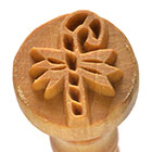 MKM Candy Cane 2.5cm wood stamp